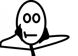 Illustration of someone thinking about retirement