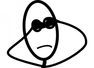 Illustration of person looking for their retirement date through binoculars