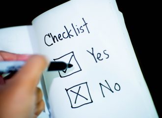 Do I need financial advice? Checklist with Yes and No boxes to tick