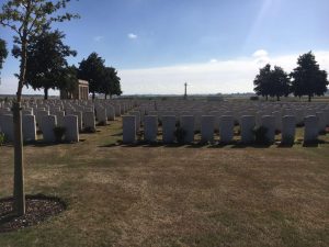 Commonwealth War Memorial Cemetery in Arras